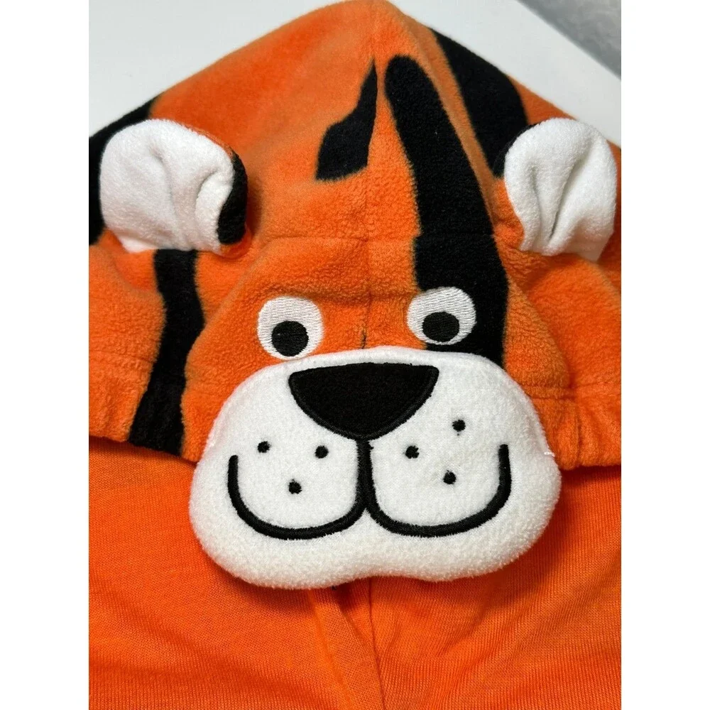 CARTER'S Tiger Halloween Costume 12M Baby Boys Girls Hooded Fleece Tigger Tony